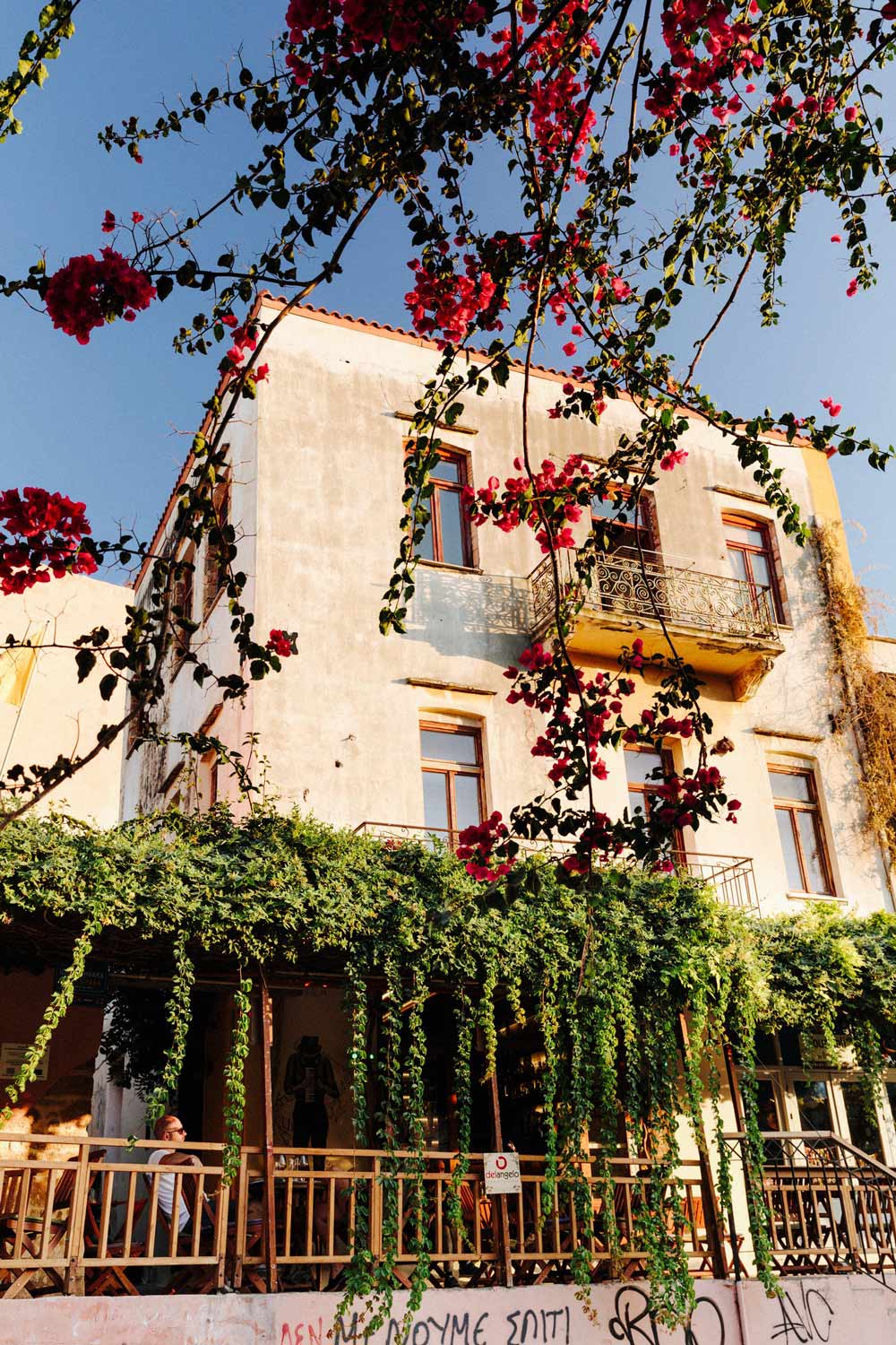 A lush corner in Chania